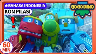 【GOGODINO EXPLORERS】EP13-19 | Kompilasi 03 | Brachiosaurus  | Dinosaurus | Kartun Anak | GOGODINO