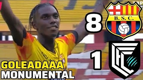 BARCELONA 8 VS CUMBAYA 1 - GOLEADA MONUMENTAL - UN BARCELONA ARROLLADOR #like #futbol