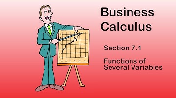 Business Calculus - Math 1329 - Section 7.1 - Functions of Several Variables