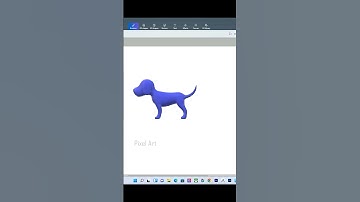 Paint 3D - Tutorial for Beginners part 2 (3d dog painting) #shorts #paint3d #mspaint #tutorial #dog