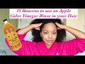 Apple Cider Vinegar Rinse For Your Hair