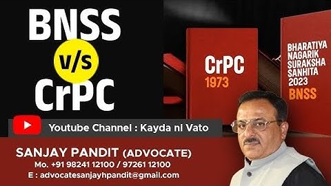 BNSS vs CrPC – Complete Comparison for Students & Aspirants.#bnss #lawstudents #education #indianlaw