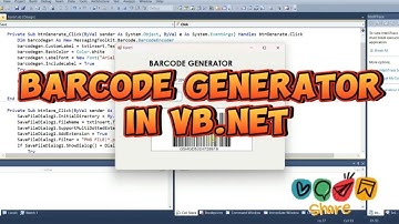 Barcode generator in VB.Net #barcode