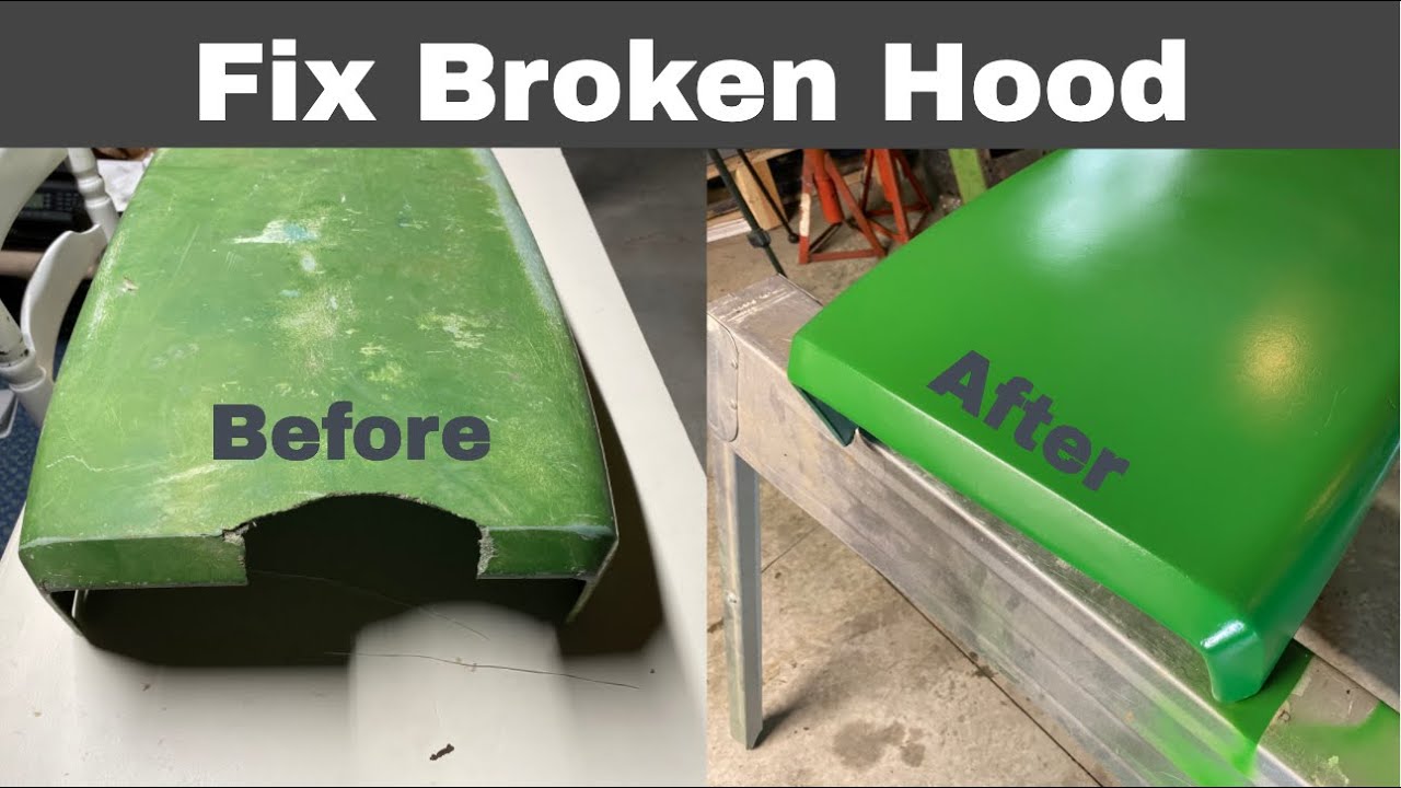 Fix John Deere Lawn Tractor Hood Easy Youtube Fix John Deere Lawn Tractor Hood Easy Youtube