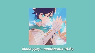 loona yyxy - rendezvous 18.6y (sped up + reverb)