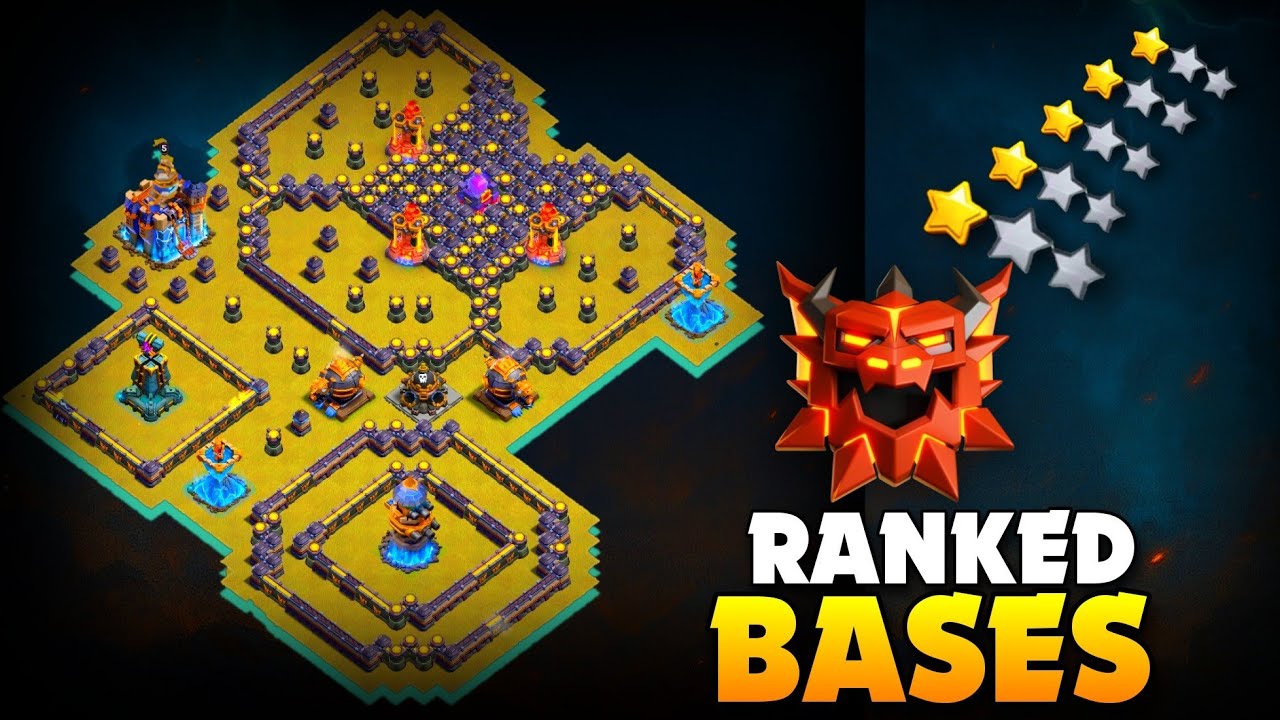 Базы с рейтингом - включая некоторые платные базы. TH18: лучшие базы для войны, CWL, базы последн...