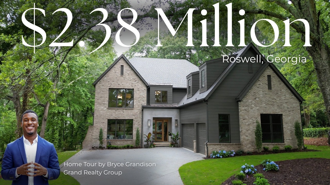 Inside a $2.4M+ Modern Luxury Home in Roswell, GA | Custom Built Dream Home Tour