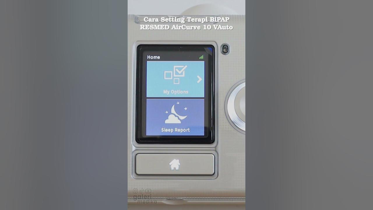 Setting Resmed BiPAP AirCurve 10 VAuto YouTube