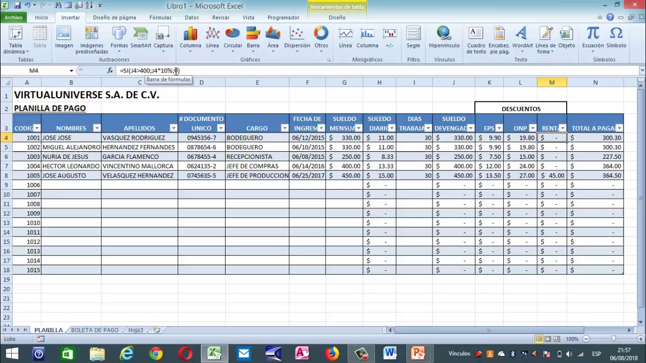 Como Hacer Planilla De Pago Y Boleta Excel Facil Tienes Que Verlo