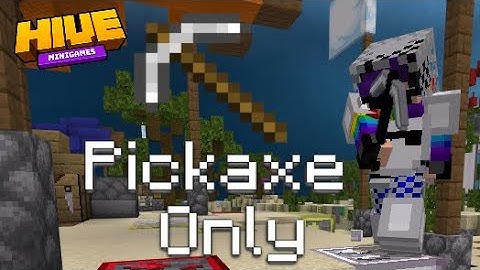 Hive Skywars but Pickaxe Only