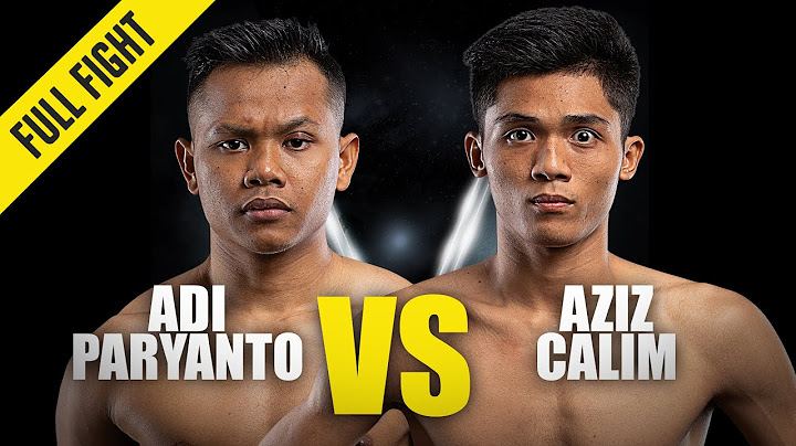 Adi Paryanto vs. Aziz Calim | ONE Championship Full Fight