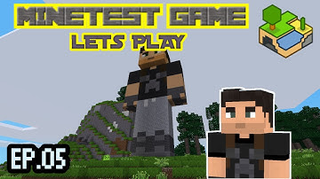 Minetest Lets Play EP.5: I Built A Statue Of Myself In Minetest!