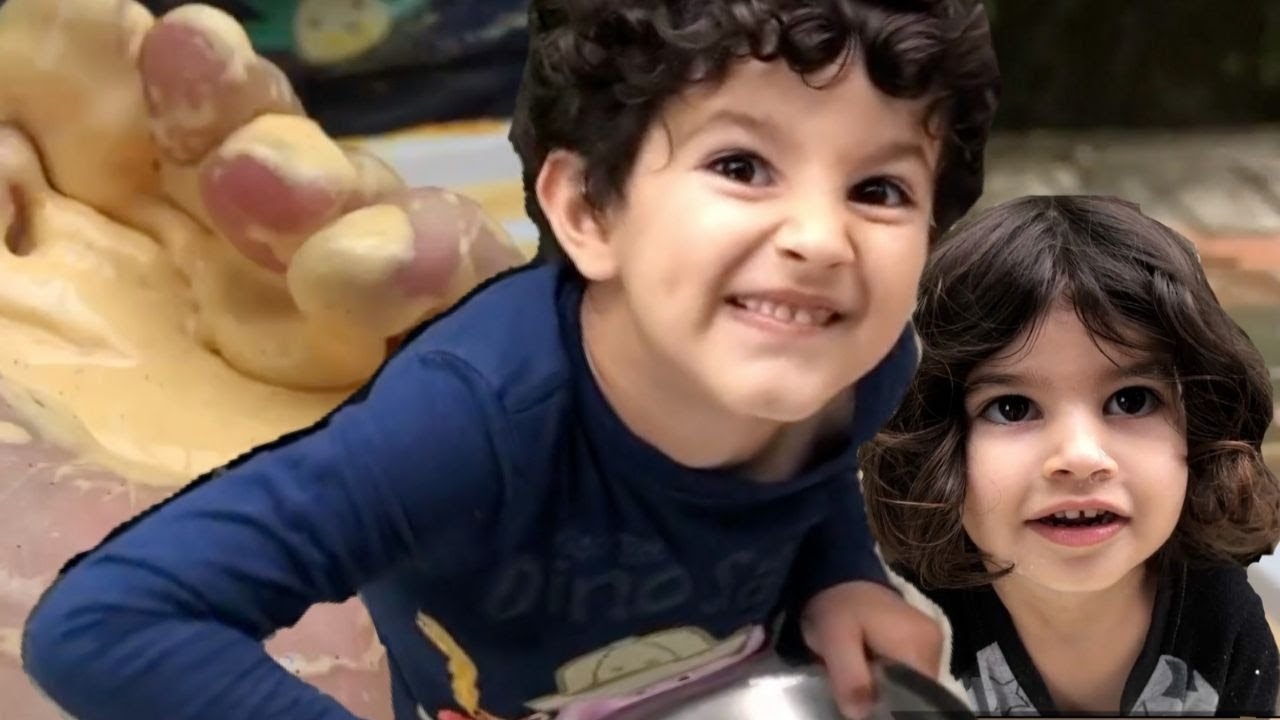 How To Make Oobleck Corn Flour (Cornstarch) & Water Experiment DIY Slime At Home With Leo