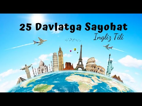 Ingliz tilida davlatlar nomi // 25 Davlat- Siz Bilgan va Bilmagan Faktlar