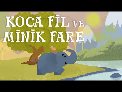 KOCA FİL VE MİNİK FARE | Çocuk Hikayeleri | Çizgi film | Children's stories