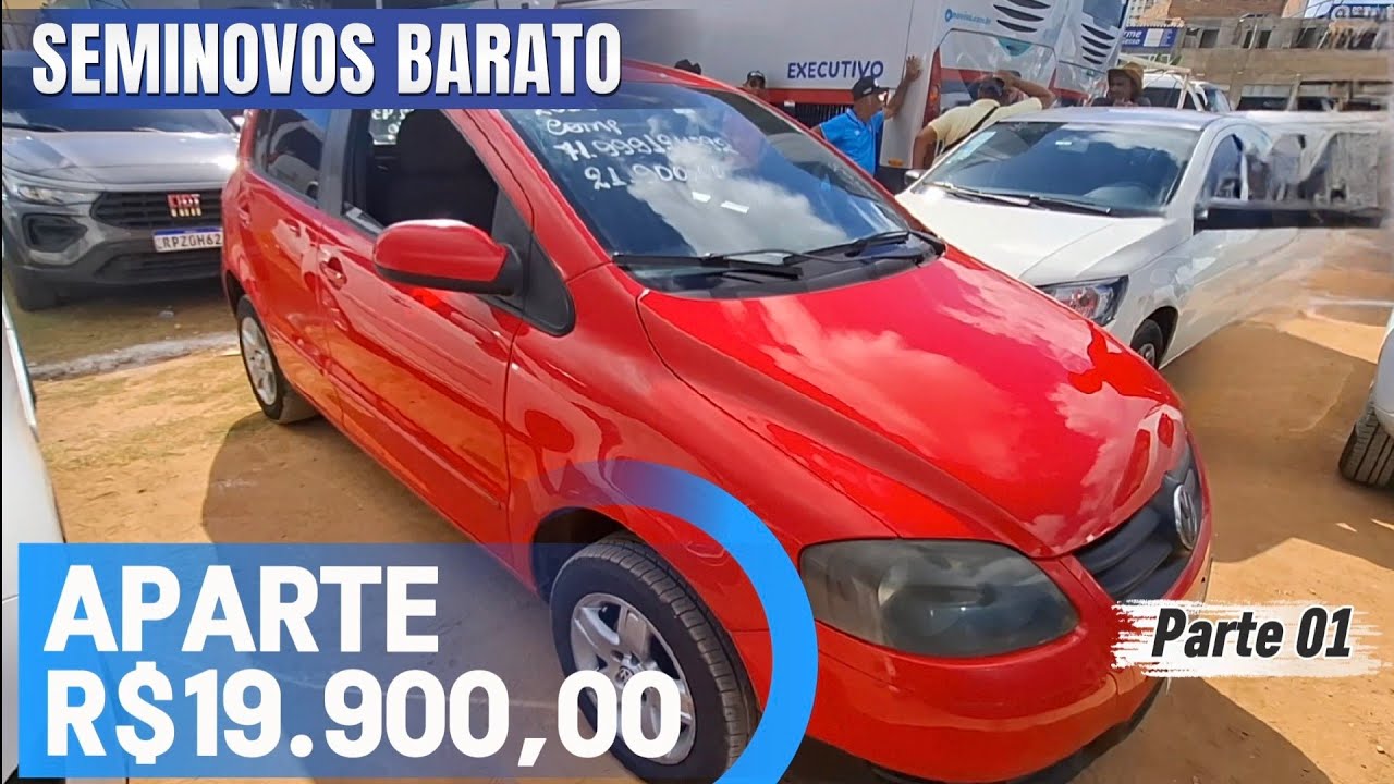 SEMINOVOS BARATO NA FEIRA DO AUTOMÓVEL 🚗 PREÇOS ATUALIZADO 11/01/2026