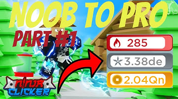 Noob to Pro in Ninja Clicker Simulator | Part #1 (Roblox)