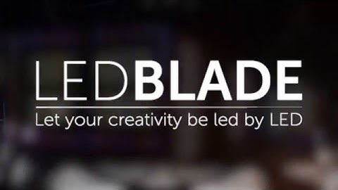 LEDBLADE: we made a creative workshop let