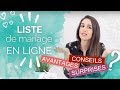 Liste de mariage en ligne  comment a marche 