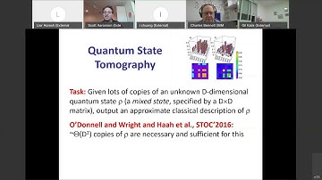 First IBM Research Workshop on the Informational Lens: Day 1. Talk by Scott Aaronson
