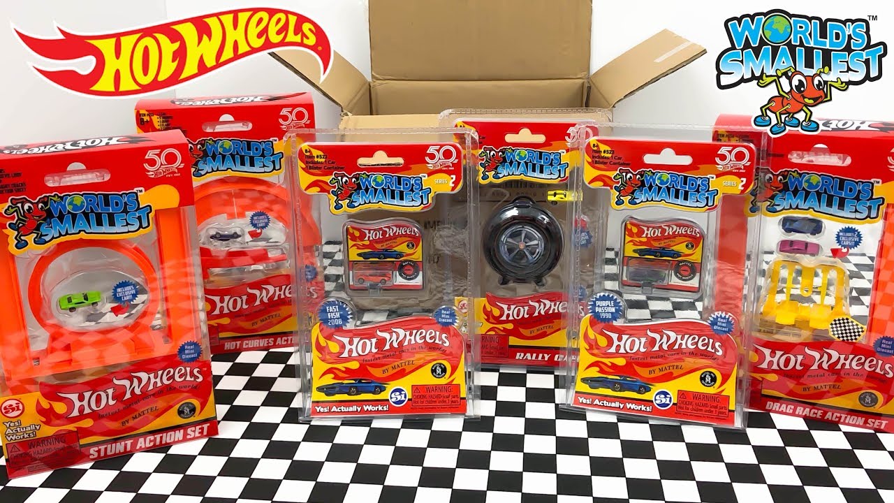 hot wheels world's smallest cars