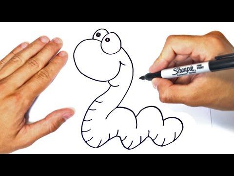 Как нарисовать змею | Простые рисунки животных