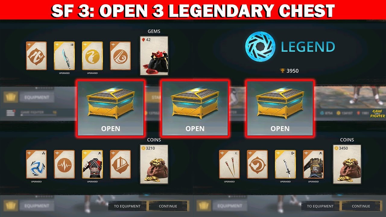 Shadow Fight 3 Official: Open 3 Legendary Chest and Fighting Season √