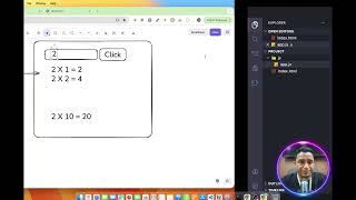 Day 17: Learn How to make Multiplication Table with DOM #codeit