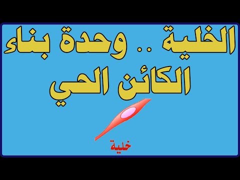 العلوم الكائنات الحية الخلية وحدة بناء الكائن الحي