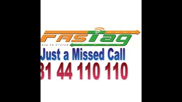 To Get Fastag Just a Missed Call