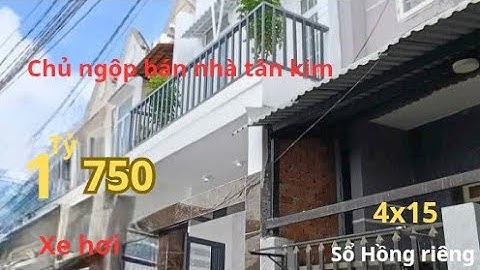 Chính chủ ngộp bán nhà Tân kim Sổ Hồng riêng 4x15 Xe Hơi 1 tỷ 750 LH 0858 915 872