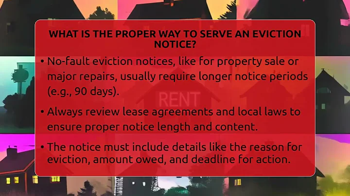 What Is The Proper Way To Serve An Eviction Notice? - Rental Property Gurus