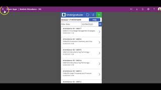 Attendance - Power Apps screenshot 3