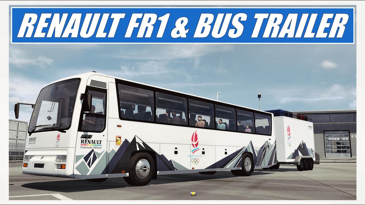  ets 2 1 46 renault fr1 bus trailer by truck access simulator