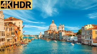 Venice Grand Canal Walking Tour Italy | Rialto Market | Rialto Bridge Virtual Walk  [FULL 4K HD]