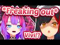 Vivi Freaks Out Live When Mio Calls Her In The Morning 💀【ENG Sub Hololive】