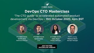 DevOps CTO Masterclass - Sign up for our free Webinar!