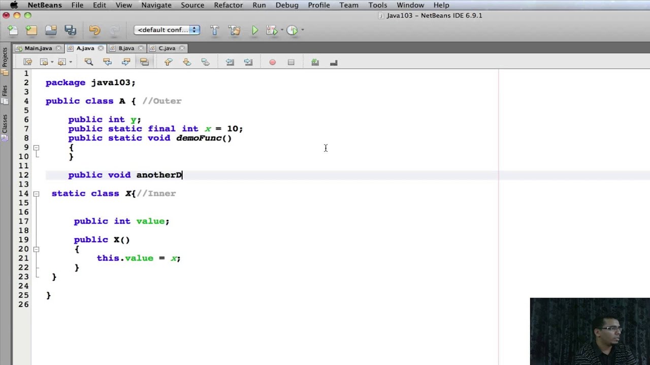 ٤٣ - الـ Nested Classes من نوع Static - YouTube