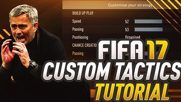THE ULTIMATE FIFA 17 CUSTOM TACTICS TUTORIAL - EXPLAINED IN DETAIL FOR FUT CHAMPIONS!