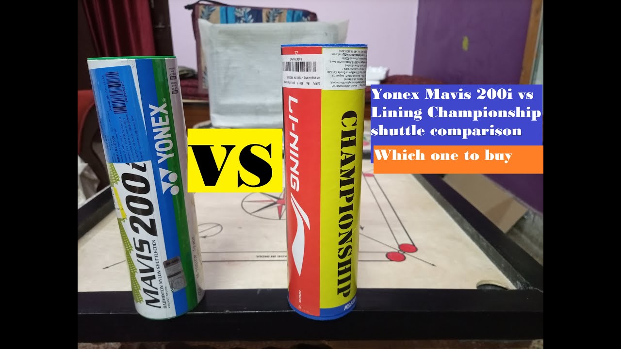 Yonex Mavis 200i vs Li-Ning championship nylon shuttle Best shuttles under 500 rupees