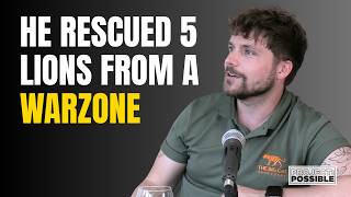The CBBC star that rescued five lions from a warzone: an interview with One Zoo Three's Cam Whitnall