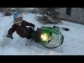 Детский снегоход или как Илюха раздает на Arctic Cat Sno Pro 120