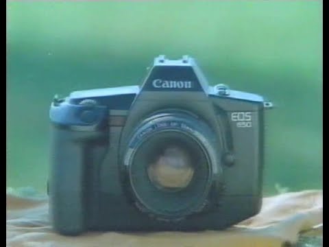 Canon eos 650 ad 1987 - YouTube