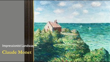 Learn Monet’s Painting Style | Easy & Fun Impressionist Acrylic Tutorial