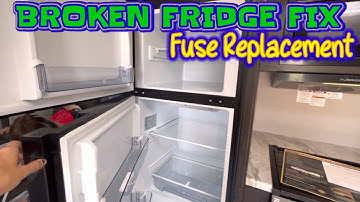 Furrion 12 volt RV Fridge Not Working, troubleshooting, fuse replacement Grand Design Transcend