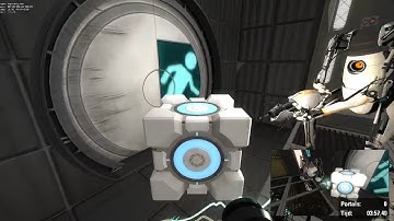 [Least Portals] Portal 2 Co-op Crazier Box in 0 portals - by empireboy2000 and Dipoursan