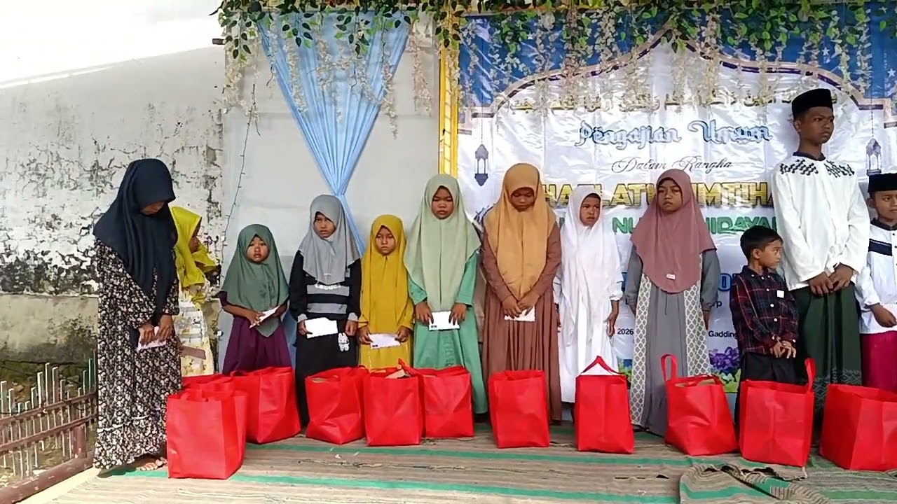 SANTUNAN ANAK YATIM DI MADRASAH NURUL HIDAYAH #BARUNAHGADDINGSUMENEP