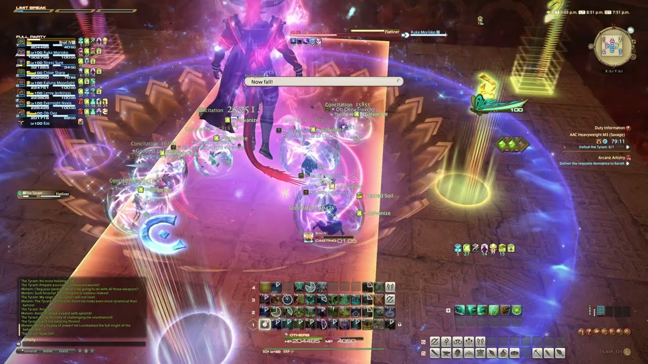 FINAL FANTASY XIV M11S SCH POV