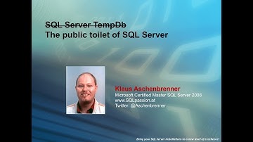 SQLDay 2014 | track1 | Klaus Aschenbrenner - Troubleshooting TempDb