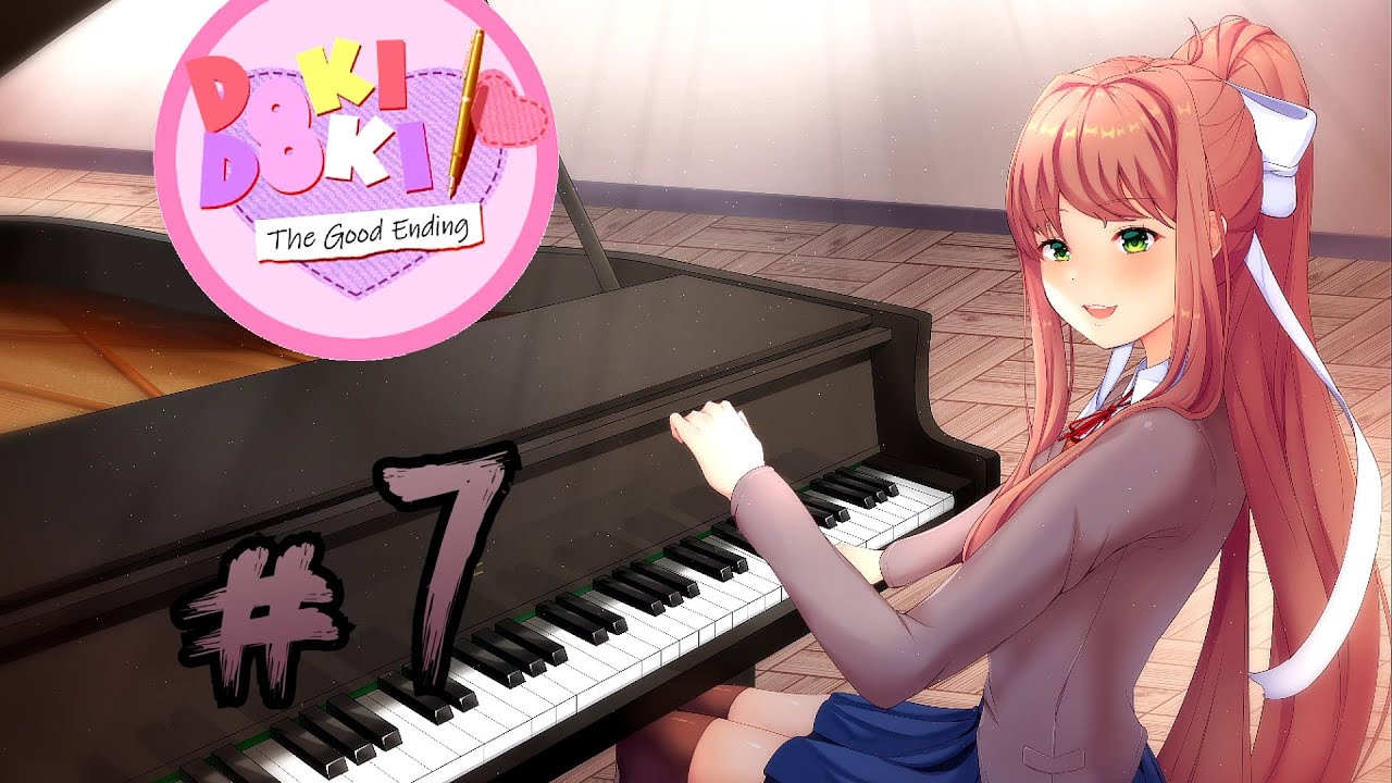Playing Piano with Monika | "The Good Ending" Mod #7 - YouTube